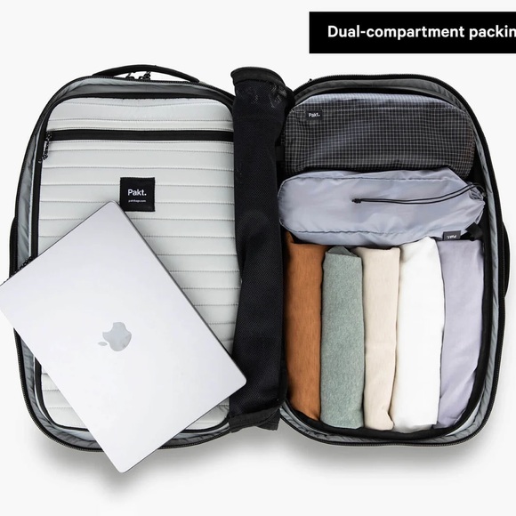 Pakt The Travel Backpack- Version 2- 35L- Black main image 8